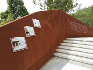 麻涌镇耐候钢挡土墙